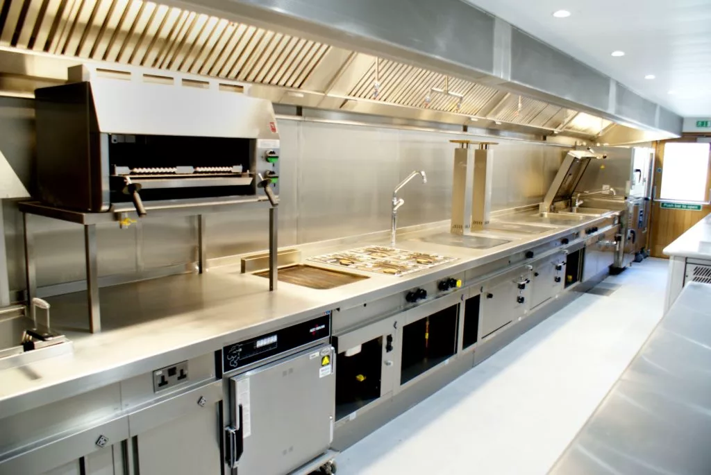Rapid sheet metal fabrication for Commercial Kitchen Installations