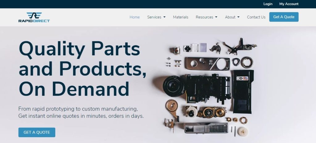 rapidirect-homepage