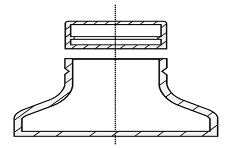 annular snap fit joint