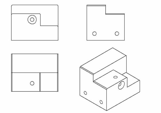 orthographic view in engineering drawing