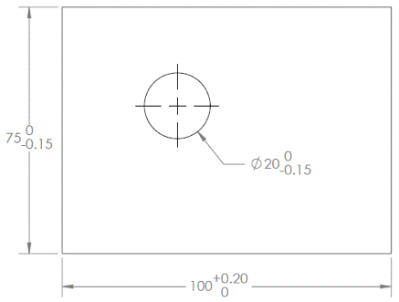 part design with unilateral machining tolerances