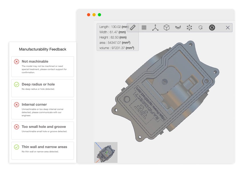 rapiddirect helps with design for manufacturing