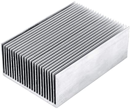 a heat sink: a type of aluminum part used in consumer elctronics