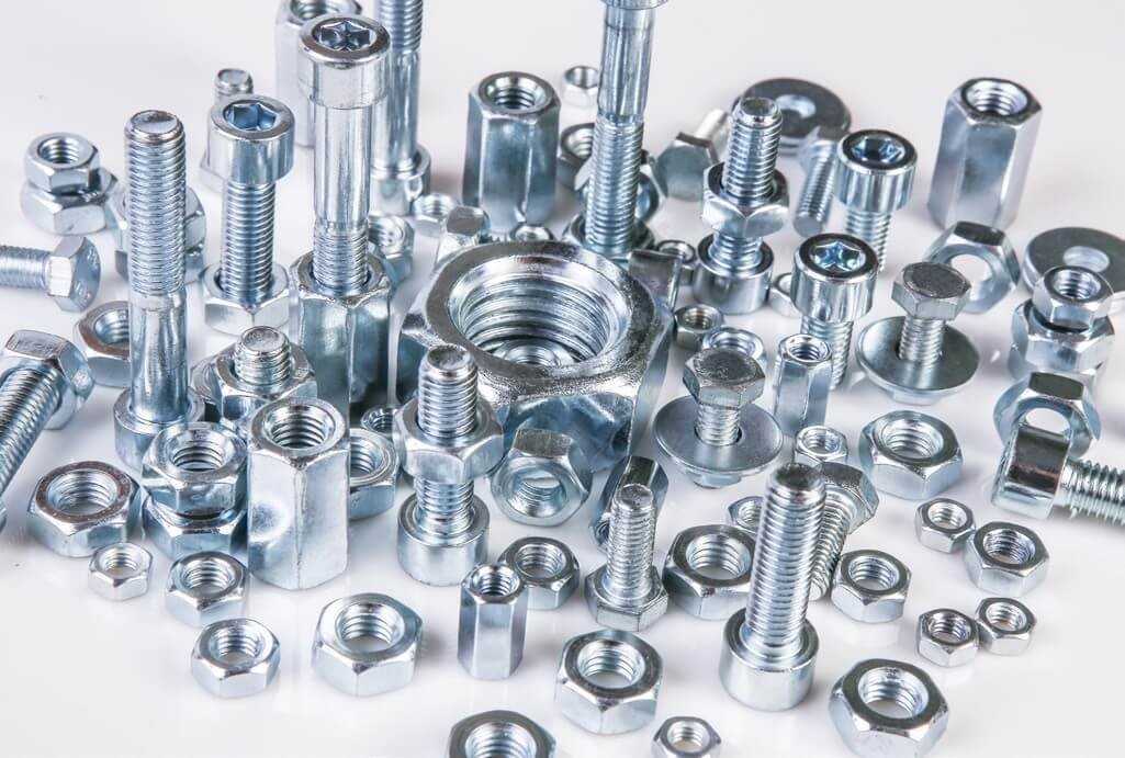 bolts and screws with zinc plating finish