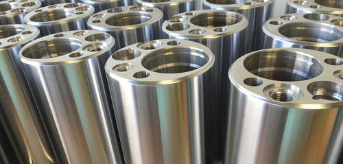 Some machine components with hard chrome plating.