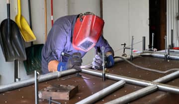 galvanized sheet metal welding process
