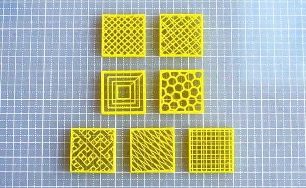 using a strong infill pattern