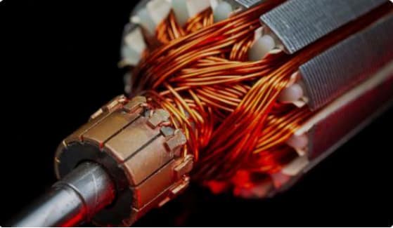 copper wiring in motor