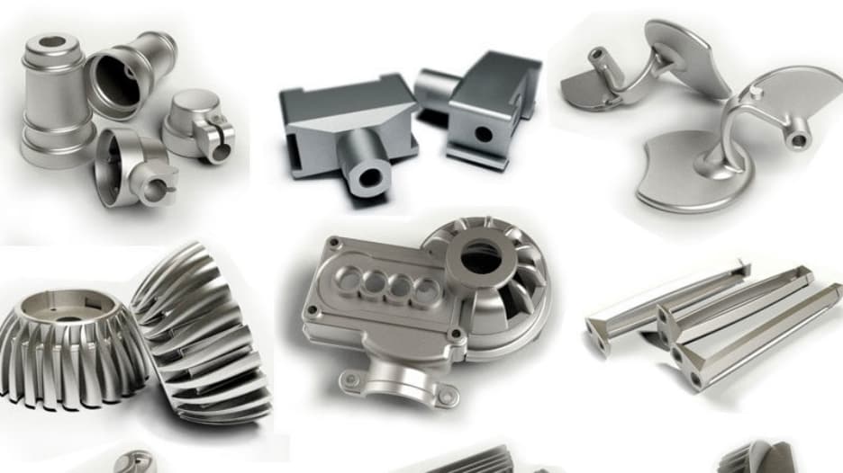 Die cast aluminum parts