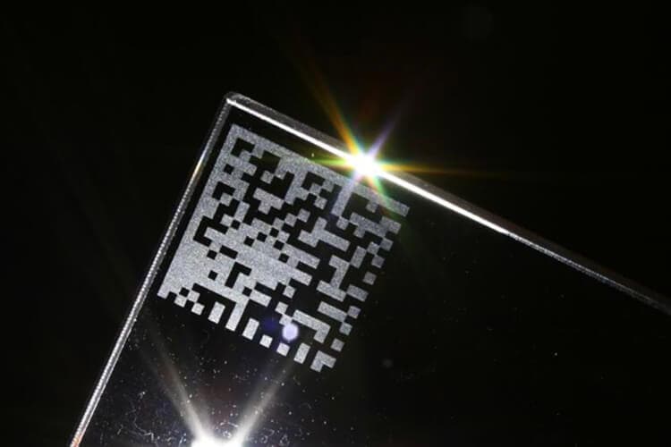 QR code laser marking