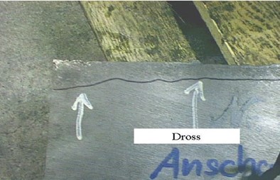 dross defects in casting