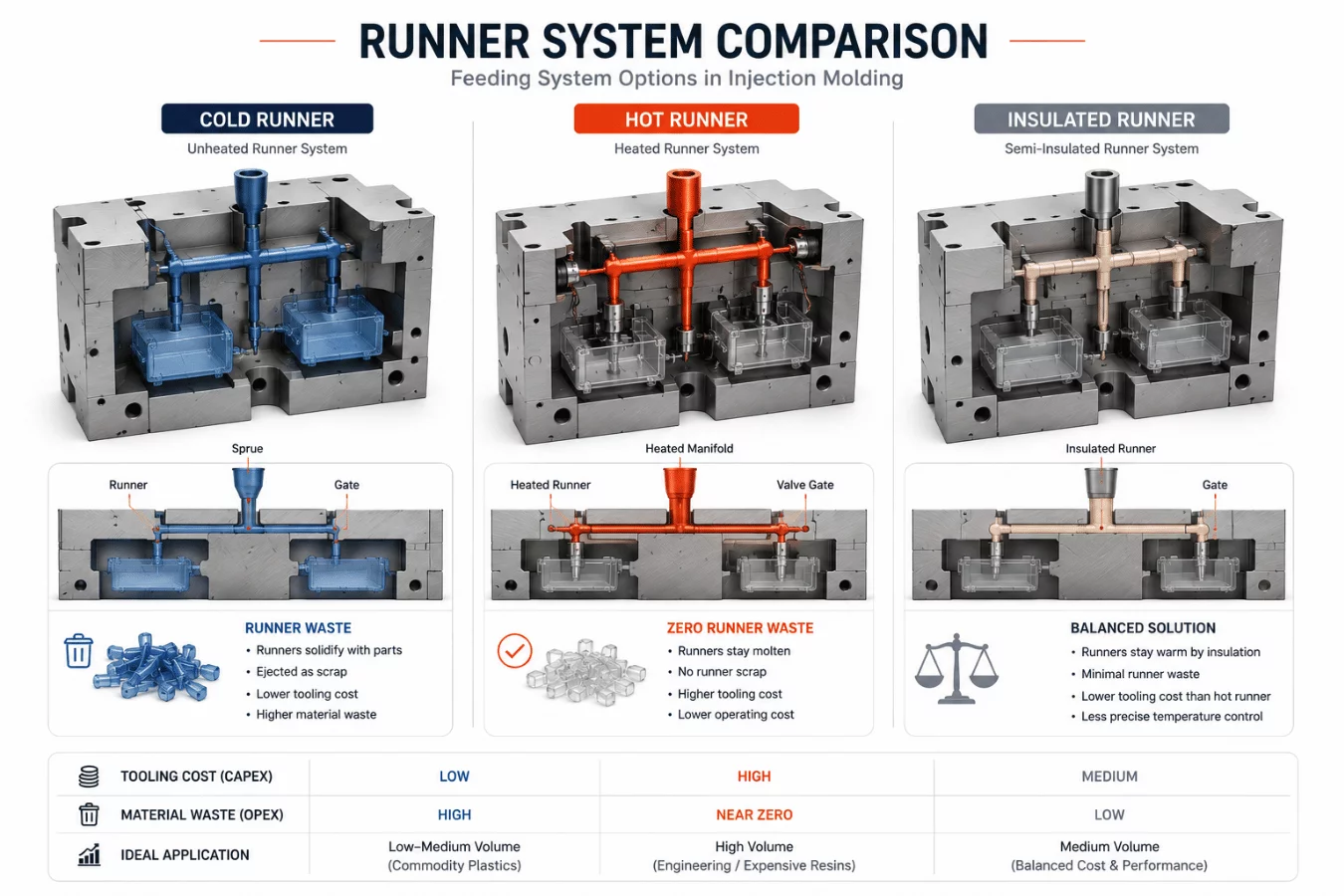 Runner Injection Type of Injection Molding: Tooling CapEx & ROI Guide