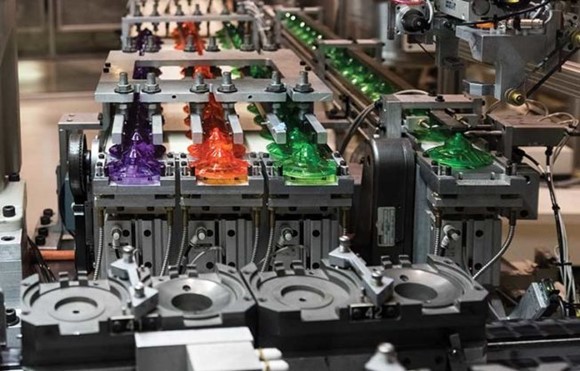 mass production of injection molded parts