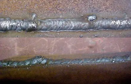 excessive reinforcement in welding