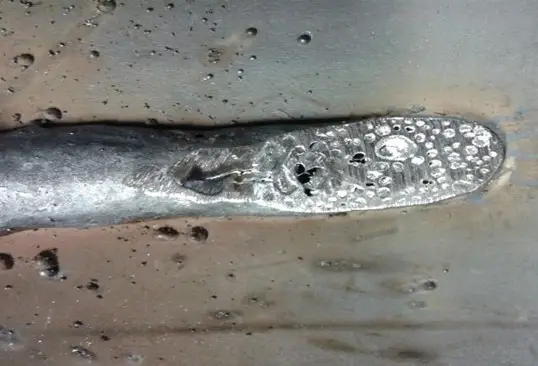 welding burn through defects