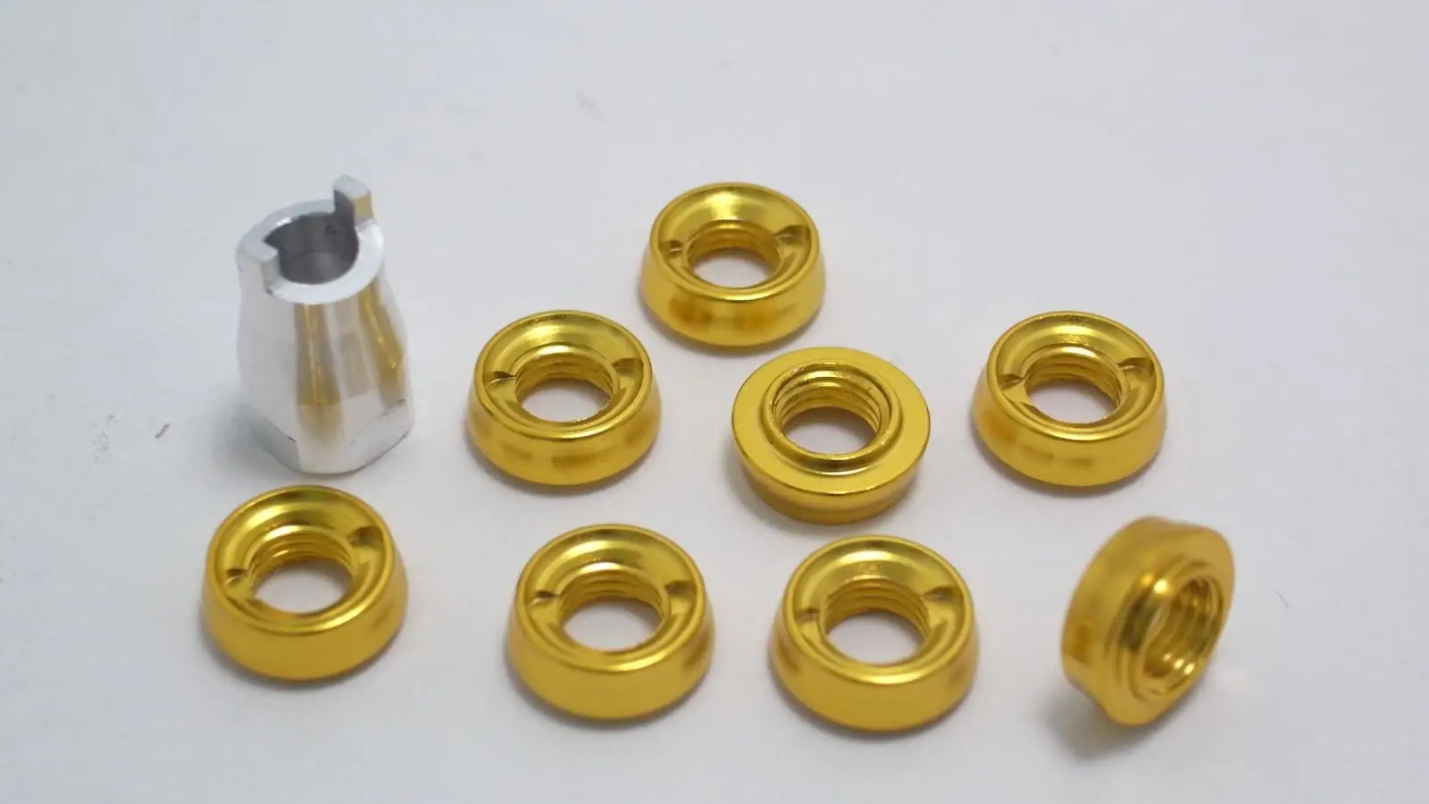 electroplating finished cnc parts