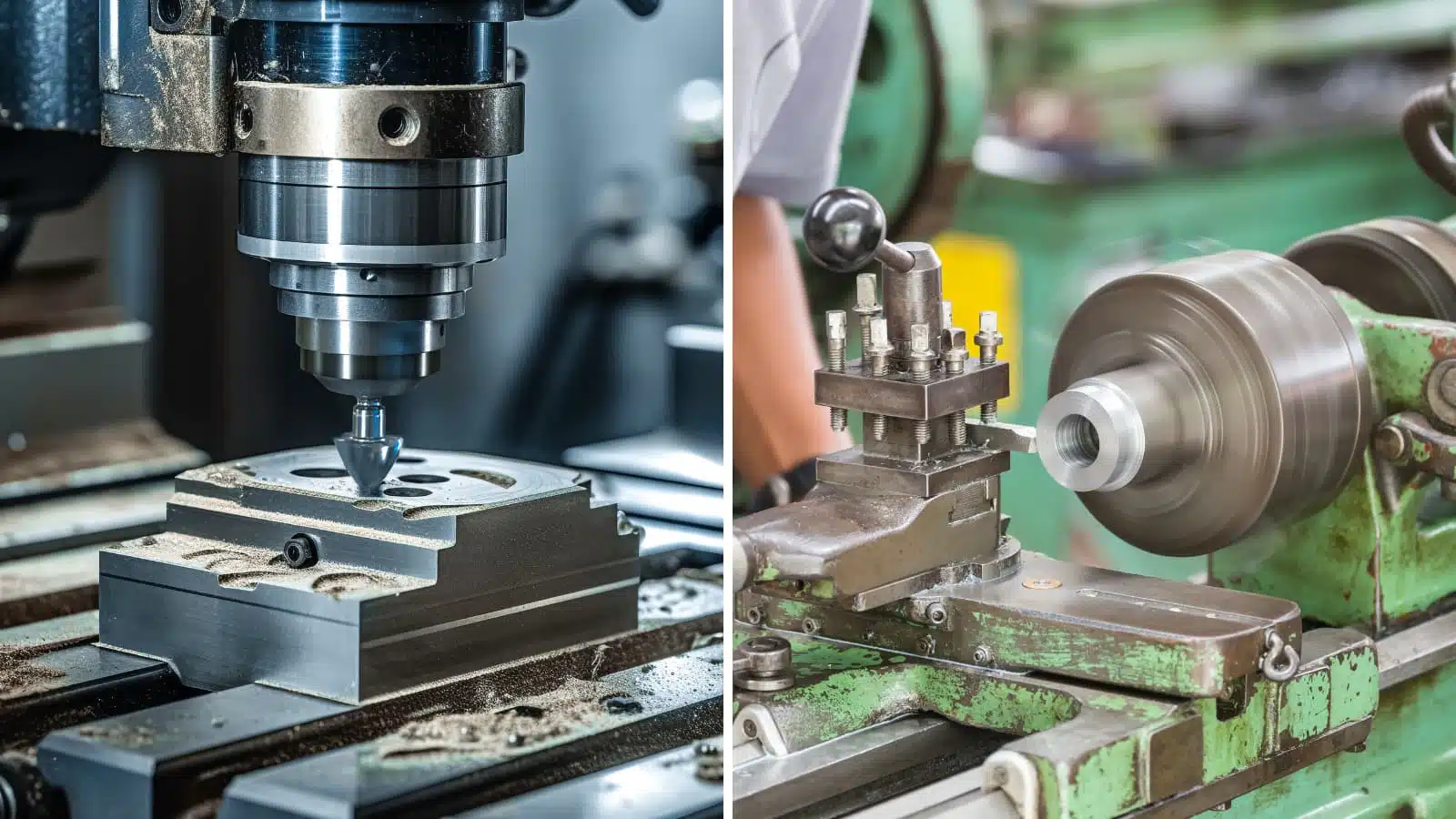 cnc machining vs conventional machining