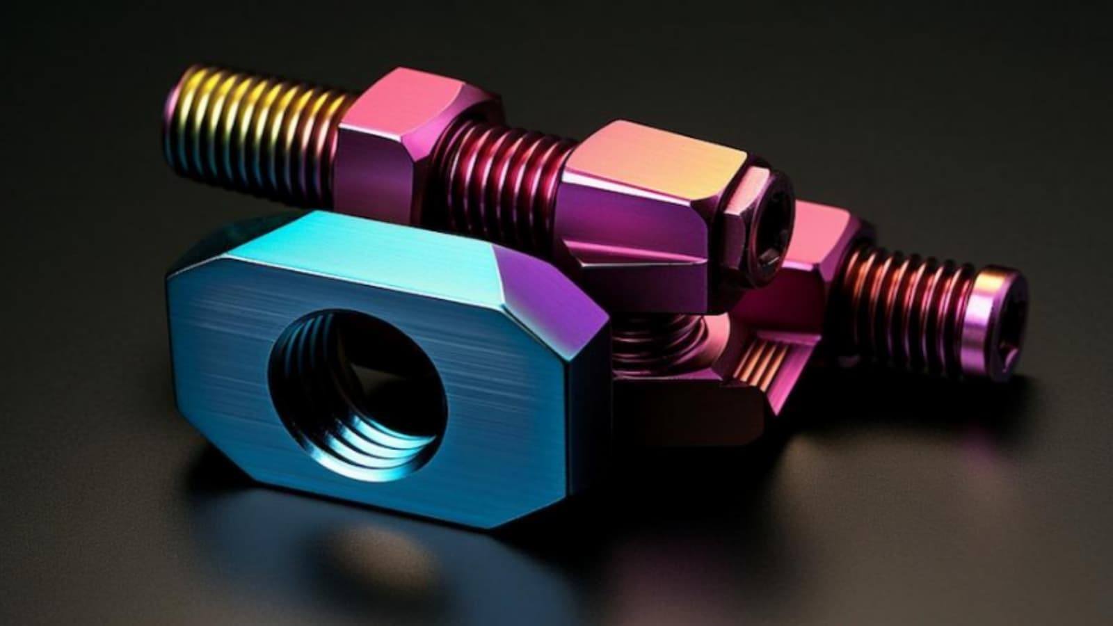 anodized titanium fasteners