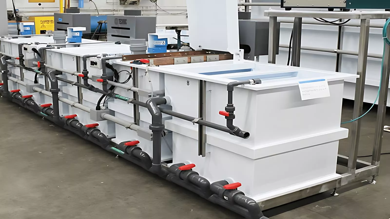 anodizing tanks made with composites