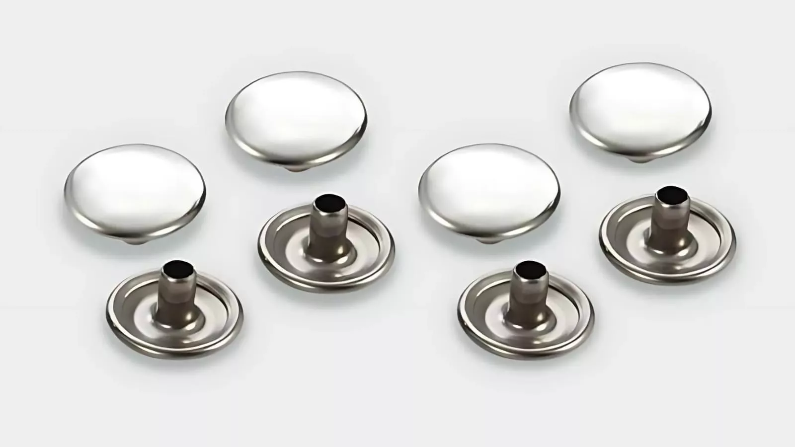 metal snap fasteners