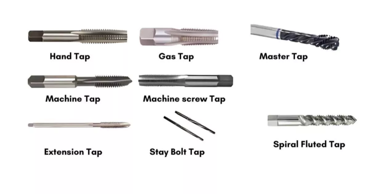 types of thread taps
