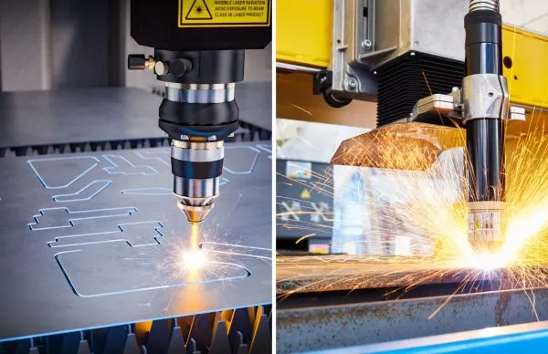 laser cutting vs plasma cutting